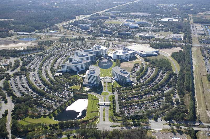 Aerial view of Blue Cross & 蓝盾校园